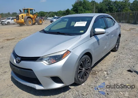 2014 Toyota Corolla Le из США, поврежденный, VIN 2T1BURHE0EC068426
